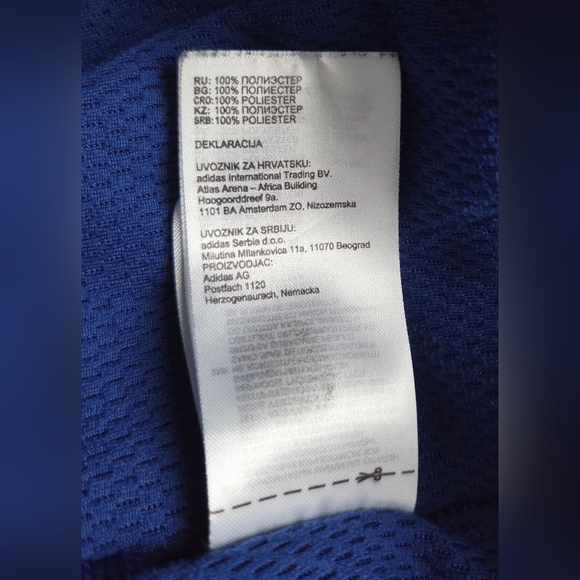 Adidas Floral Badge Of Sport Women's Blue Logo Hoodie Size M - Picture 14 of 14